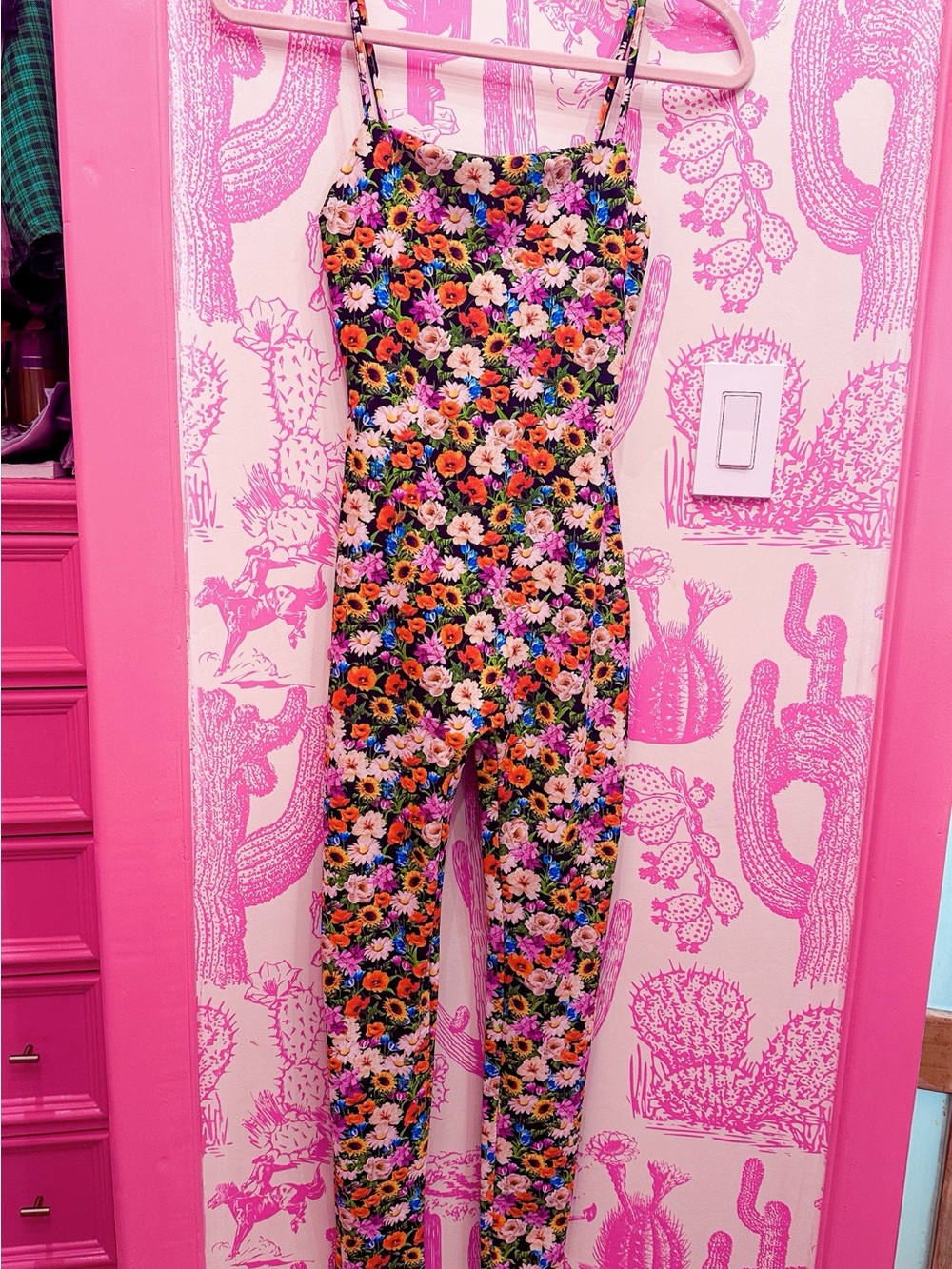 ZARA Floral Jumpsuit in Multi-Color